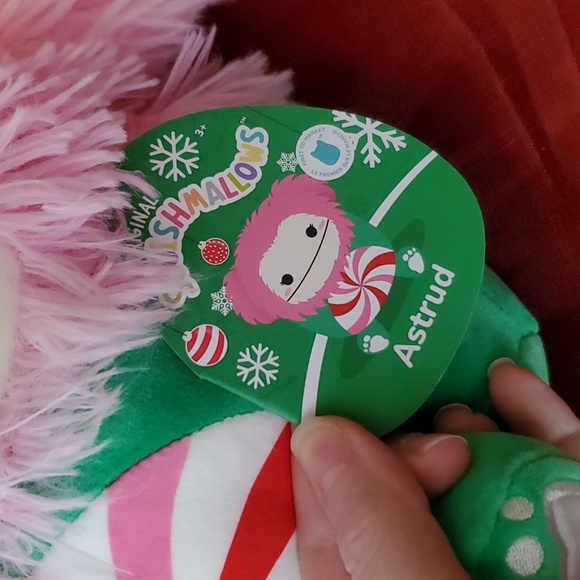 Squishmallow Astrud the Peppermint Yeti 8" - Picture 3 of 4